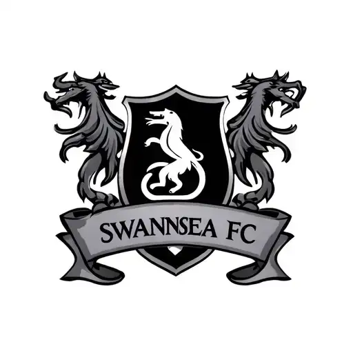 Swansea Fc Badge Surrounded