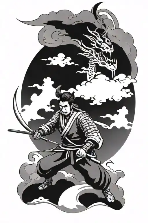 Samurai On The Flying Island