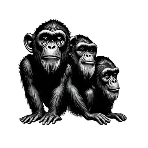Three Wise Monkeys