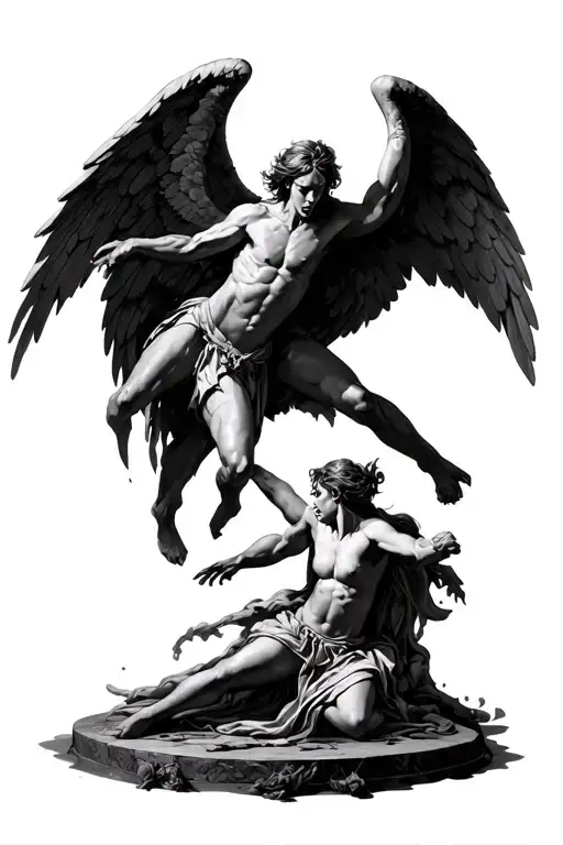 Angels Vs Demons Fighting