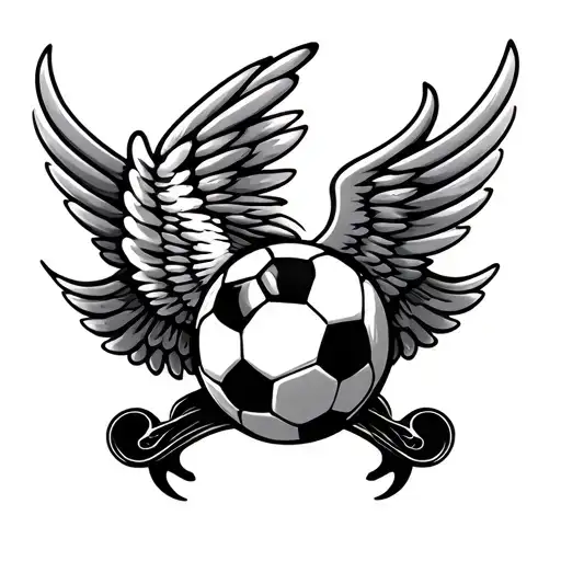 Soccer Ball With Wings