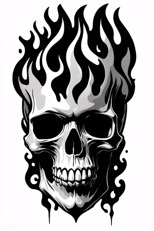 Fire Skull