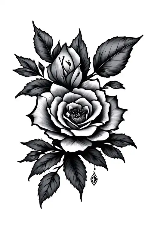 Dainty Hand Tattoo Design