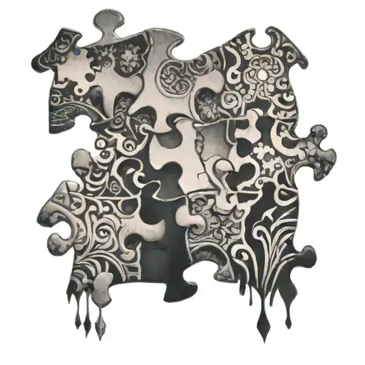Puzzle Pieces 4 Elements
