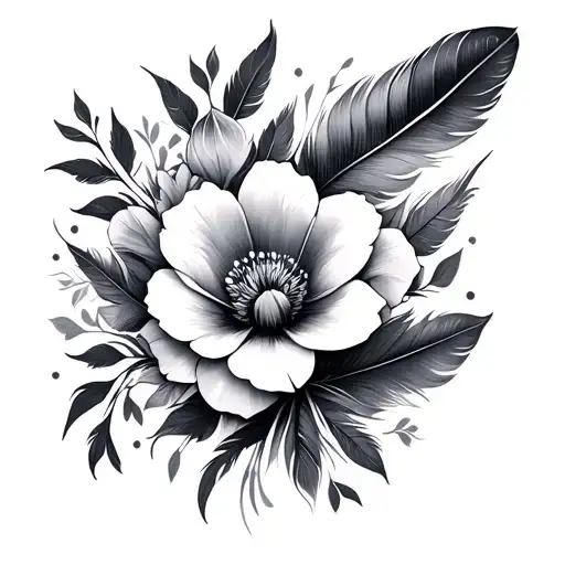 Feathers Or Flowers Masculine