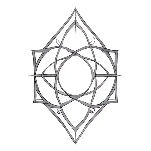 Sacred Geo Symteric Shapes Tatto