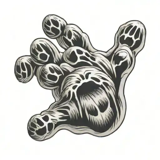 Stafford Dog Paw