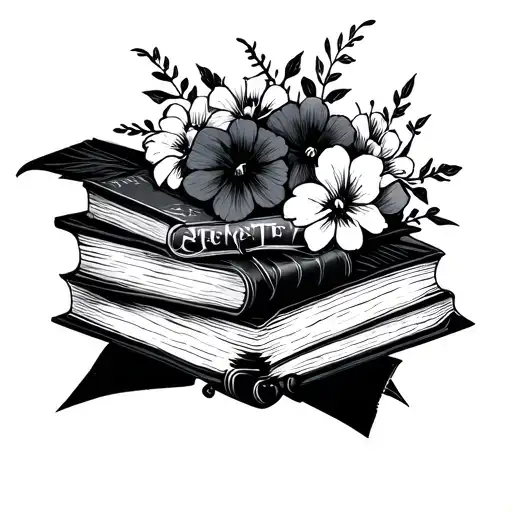 Books With Flowers And Harry Potter Star Wars