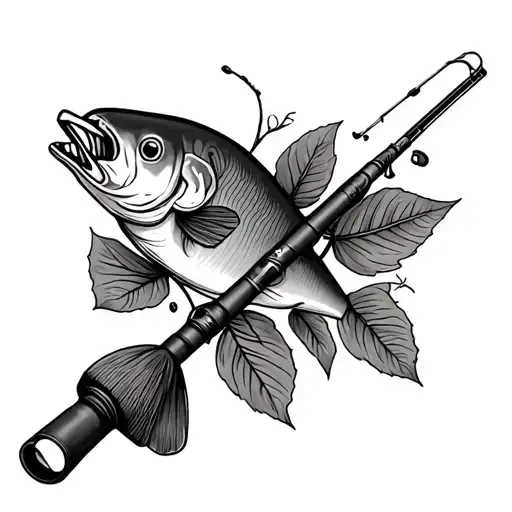 Fall Fishing Rod