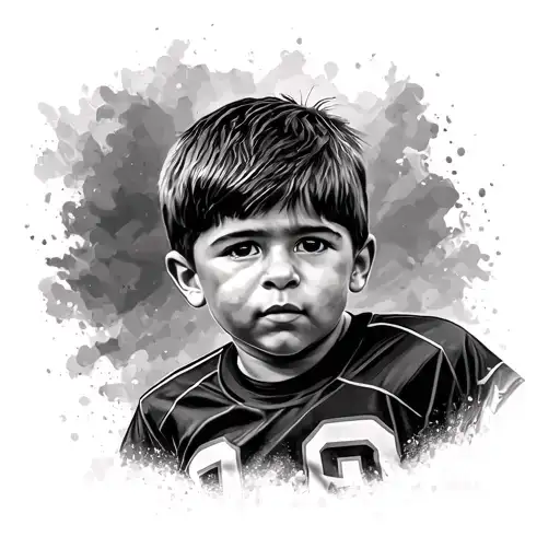 A Dedicated Young Boy Who Aspired To Play Football Overseas