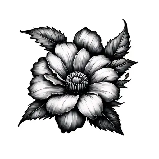 Words Beautiful Things Written Into Stem Growing To A Flower