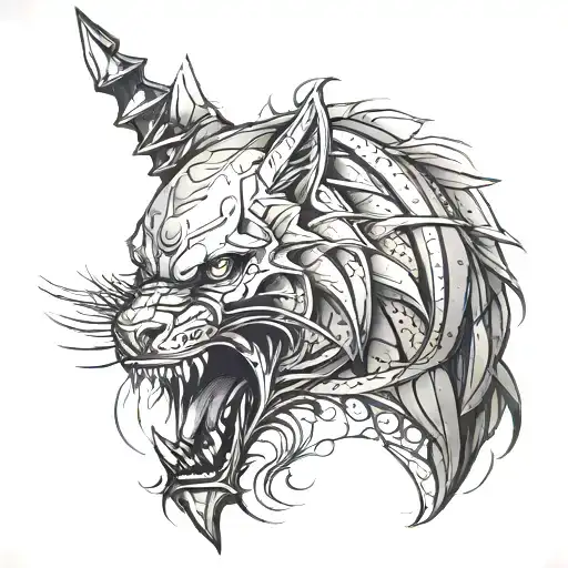 The Witcher Dotwork
