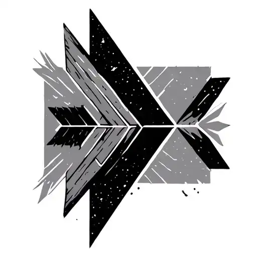 Outdoorsman Geometric Arrow