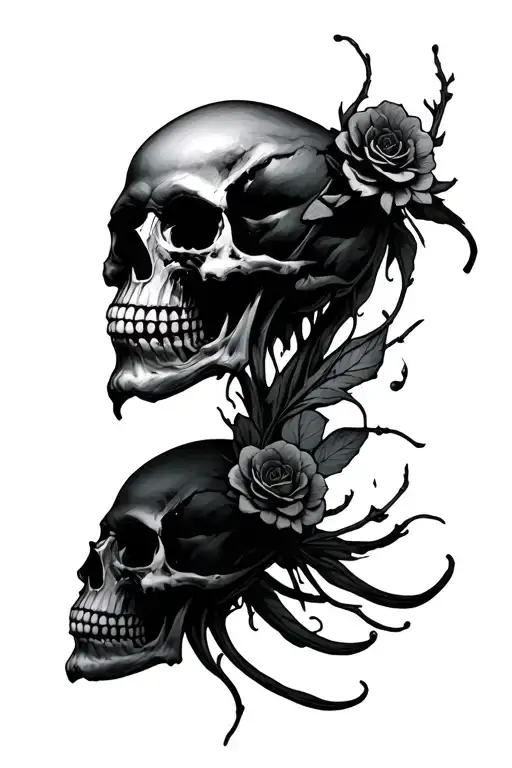 Skulls Representing Dark Periods