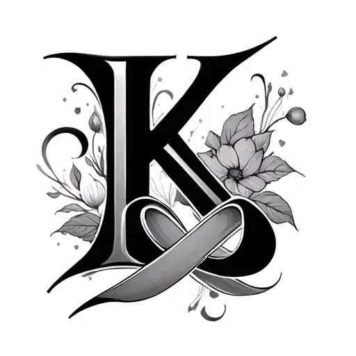 K And Infinity Symbol Integrated