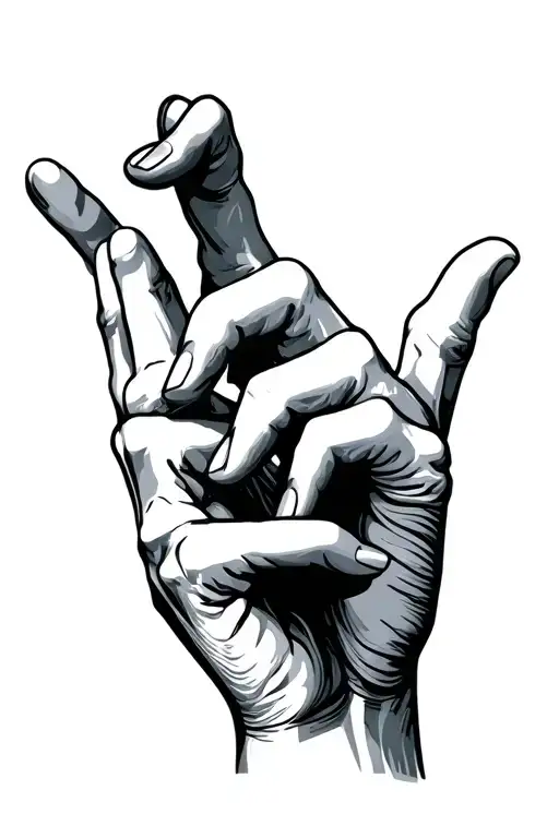 4 Asl Ily Signs Downwards Placed