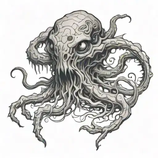 Eldritch Horror Creature Skin Rip