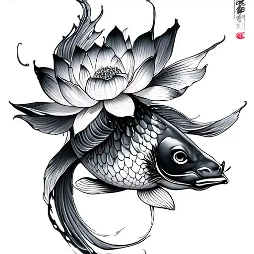 Lotus Koi Fish