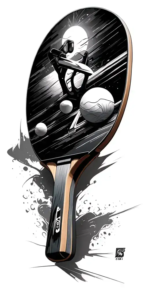 Photographer Table Tennis Racket Balance Vision Arhitecture