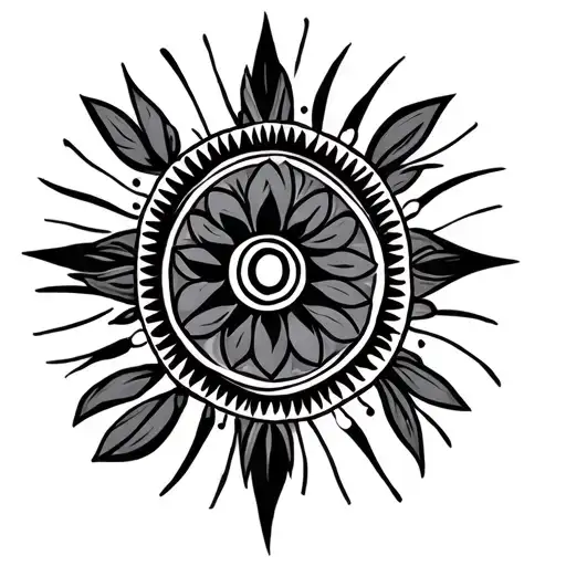 Ethiopian Motif Representing