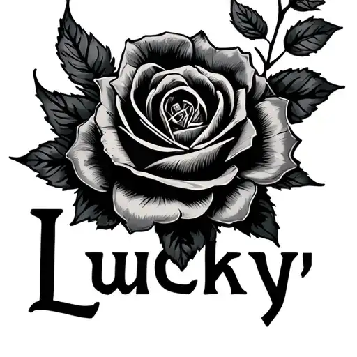 Forearm Name Tattoothe Name Is Lucky