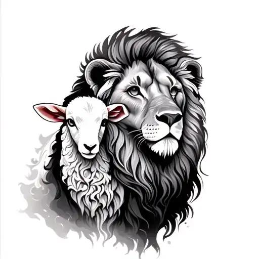 Lion And Lamb