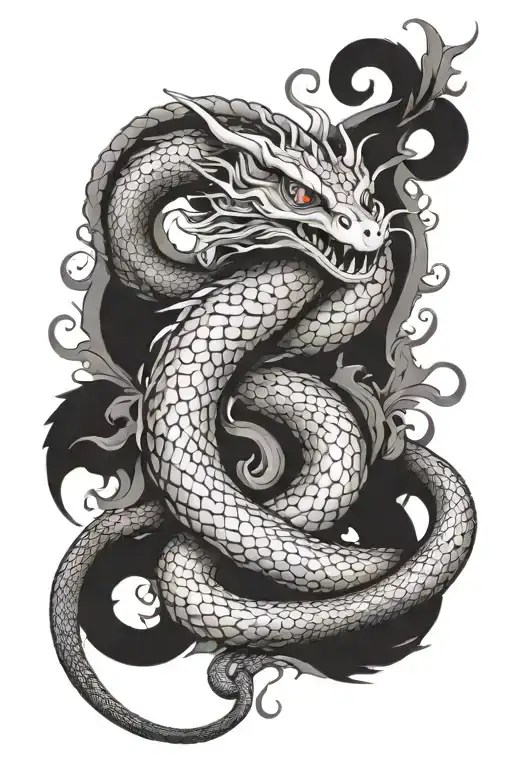 Serpent Basilisk Intertwining