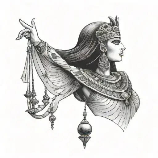 Cleopatra Ascending To The Sky Symbolizing