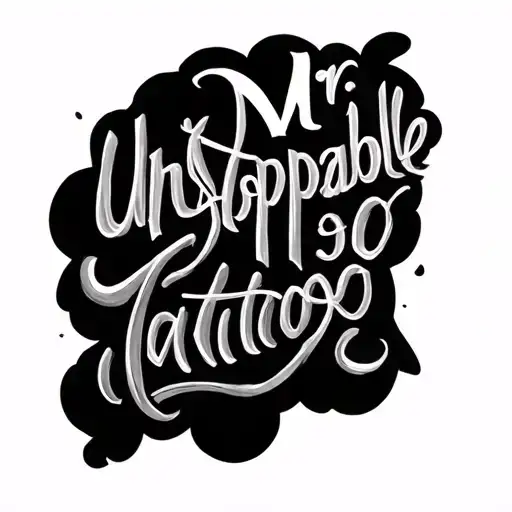 Mr Unstoppable Words Fancy Writing