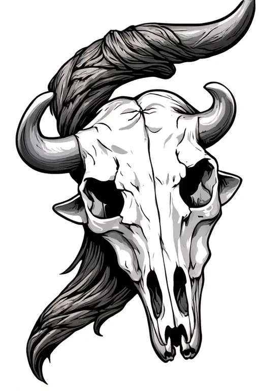 Western Bull Skull