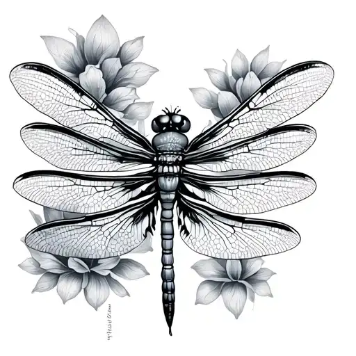 Dragonfly Subtle Lines Realism On The Forearm