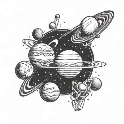 White Dwarf Start With Planets Orbiting