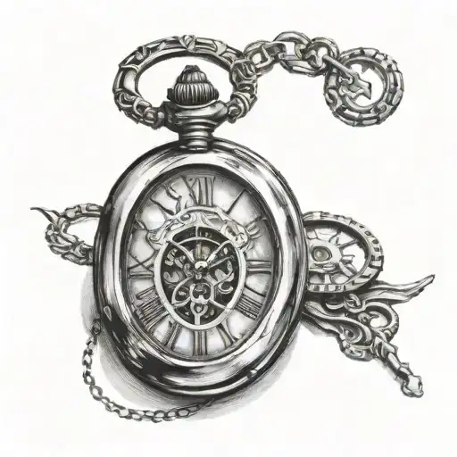 Pocket Watch Broken And Healed