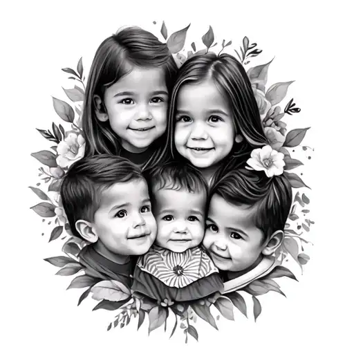 My Grandkids Names Or A Pprtrait