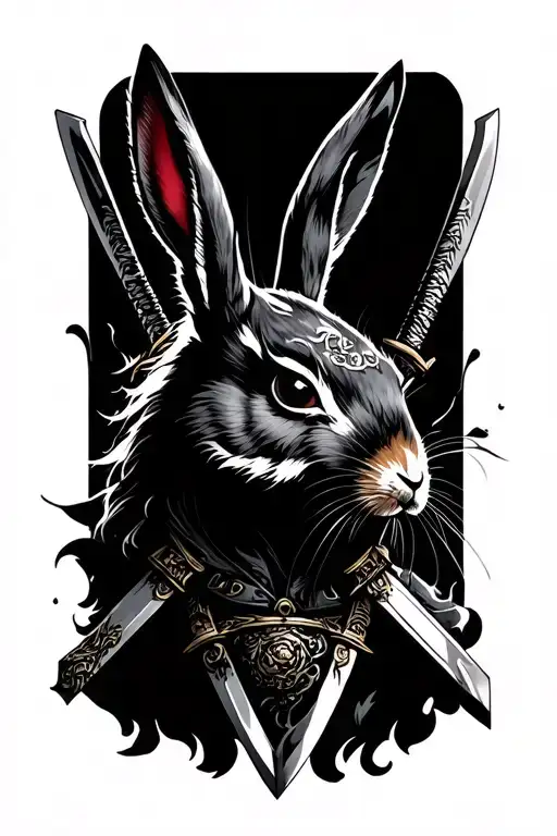 Fire Rabbit Samurai Three Sword