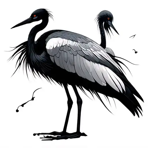 Cranes And Lines