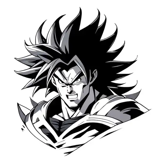 Broly Going Legendary Super Saiyan