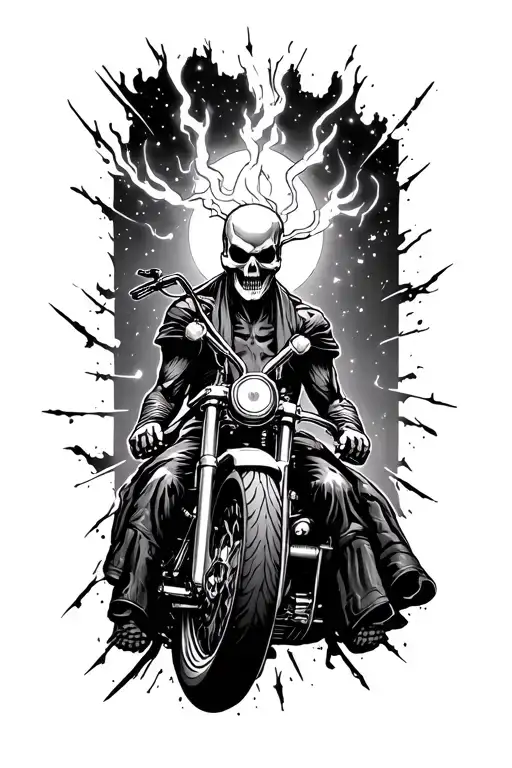 Simple Cosmic Ghost Rider