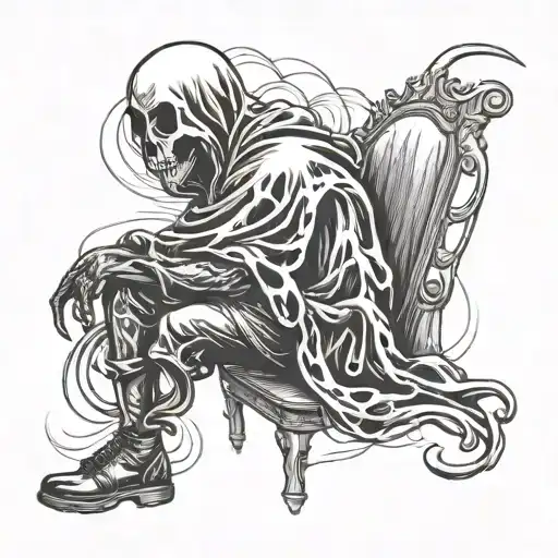 Ghost Sitting In Class