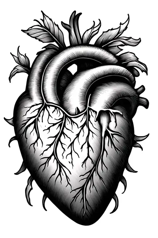 Heart Shaped Line Outlining