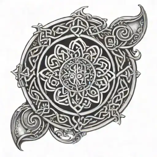 Stomach Tattoo Belly Button Celtic