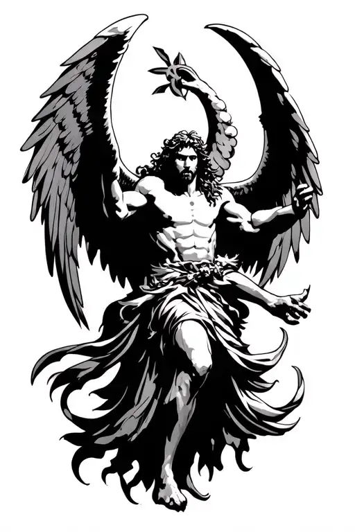 Archangel Gabriel Fighting