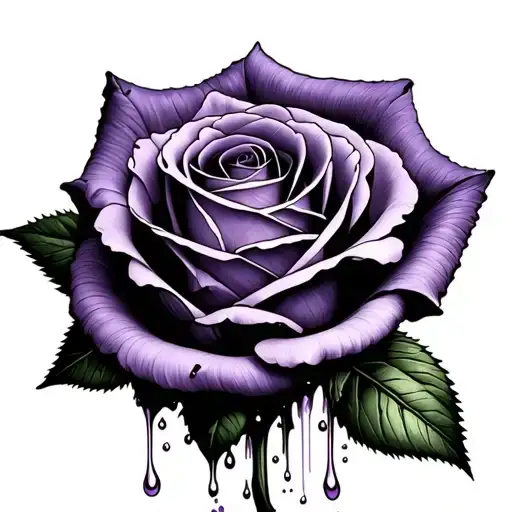 Silent Thoughts Tears Unseen Wish Your Absence Was Only A Dream With A Purple Rose