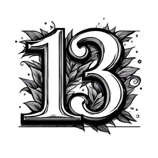Number 13 Separated