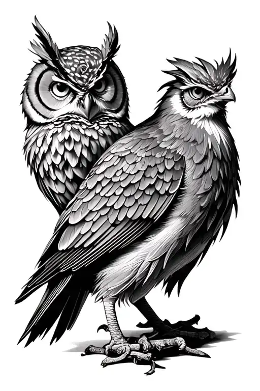 Owl Peakcock Liverbird Robin Yorkshire Rose Welsh Dragon