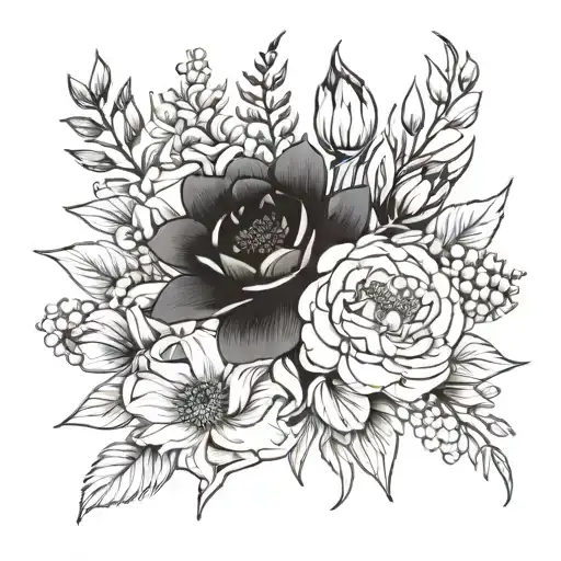 Birth Flower Bouquet