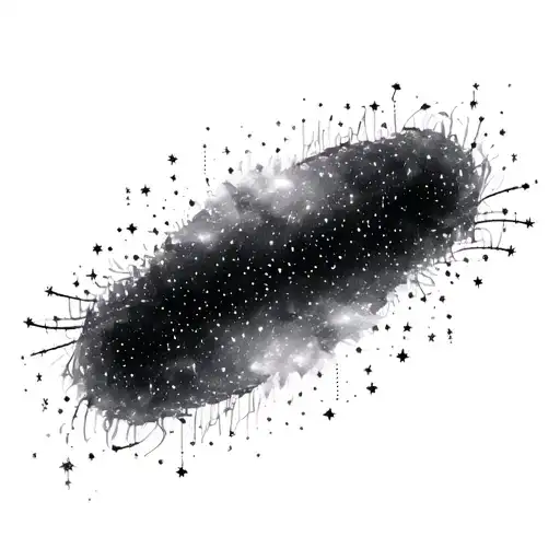 Sound Waves Hz Galaxy Of Stars Forming The Shape Surrounded