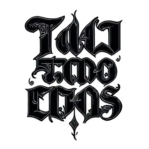 Two Word Ambigram Generator