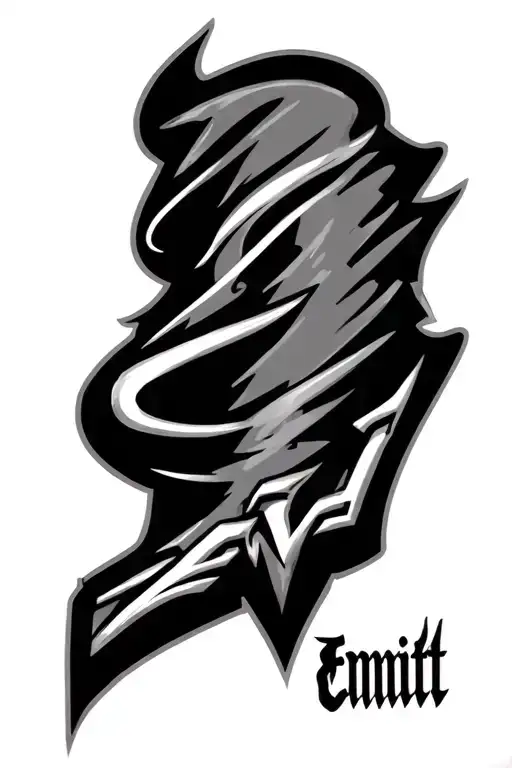 The Name Emmitt Written In Vulcan