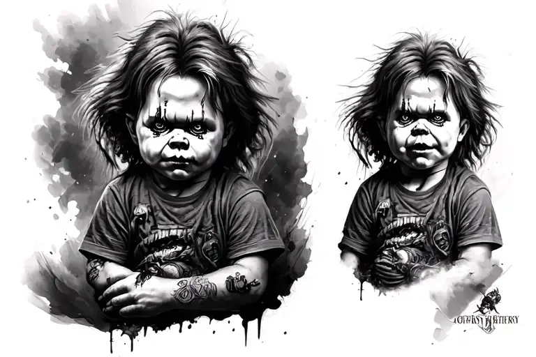 Chucky Right Arm Sleeve